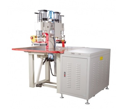 雙頭氣動高周波機壓羽絨標