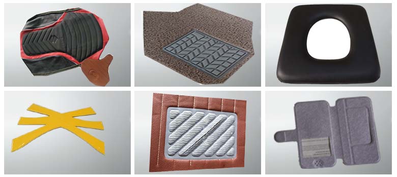 汽車(chē)腳墊熱合機(jī)樣品